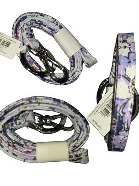 Vera Bradley "Hummingbird Park" Lavender Floral Lanyard NWT